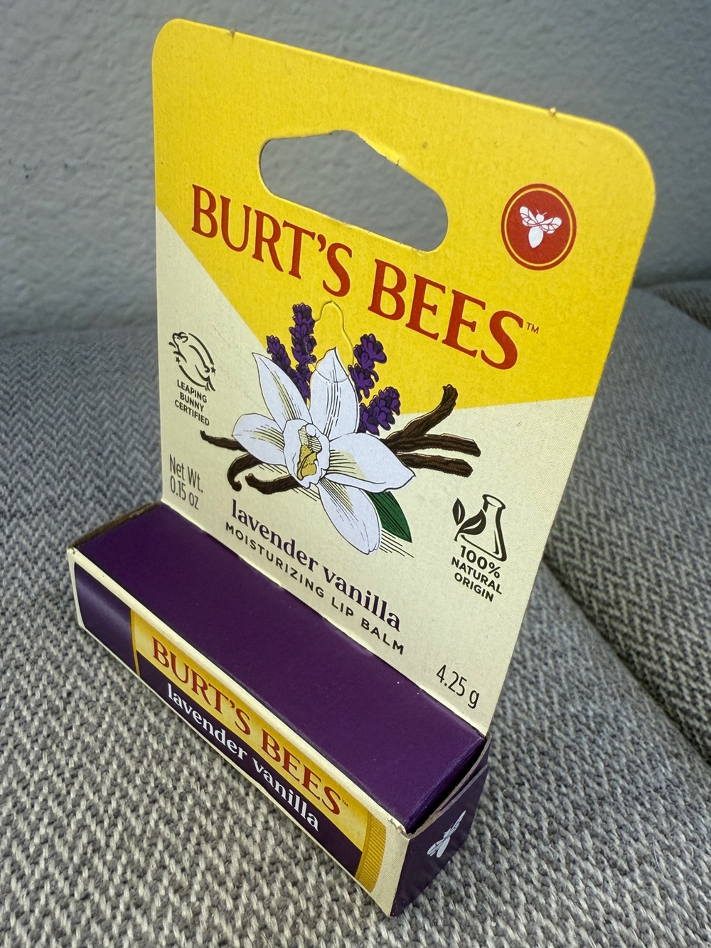 Burt's Bees Moisturizing Lip Balm — Lavender Vanilla - Picture 11 of 12